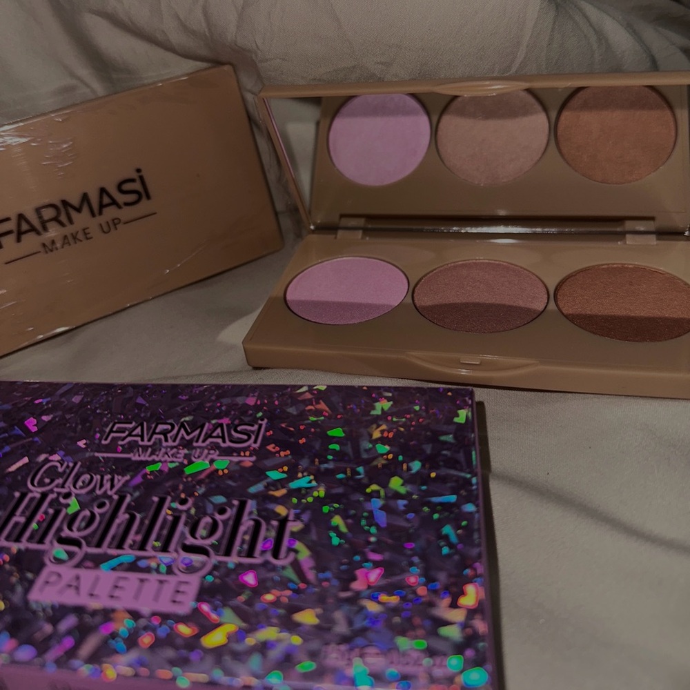 Farmasi Highlighter Palette - Pink and Brown Tones